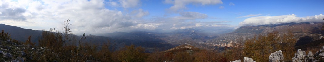 Monti Affilani  Sulla Cima di Monte della Croce (1158 m)